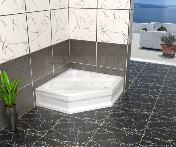 душевой поддон rgw acrylic bt/cl-s 90×90 16180599-51 белый