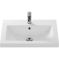 Раковина полувстраиваемая Cersanit Como S-UM-COM60/1-w 60х45 см, белая