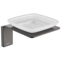 Мыльница IDDIS Slide SLIGMG0i42 матовое стекло, графитовый