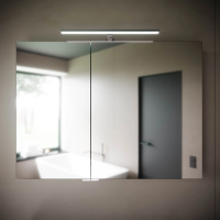 Зеркальный шкаф SANCOS Hilton 1000x148х740 мм, с LED подсветкой, арт.Z1000