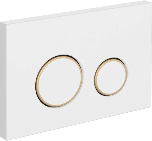 кнопка для инсталляции cersanit link 63535 цвет белый матовая