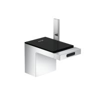 Смеситель Axor MyEdition 47210600 для биде, с донным клапаном, излив 14.5 см, хром|черный