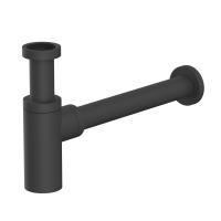 Сифон Whitecross A186BL для умывальника, декоративный, черный мат