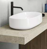 Столешница, ARBI, шгв 1650*505*80, вырез под раковину-отсутствует, вырез под смеситель-отсутствует, цвет-Pietra di Savoia Perla