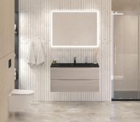 Тумба под раковину BelBagno Marino 100 MARINO-1000-2C-SO-RW-P подвесная Rovere Moro