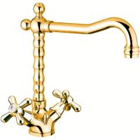 Смеситель для раковины Webert Armony AM700302010 цвет золото