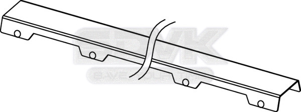 решетка tece tecedrainline "steel ii" 600983: прямая, нержавеющая сталь, 90 см, сатин