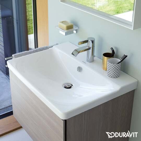 раковина подвесная 65 см duravit p3 comforts 2332650000