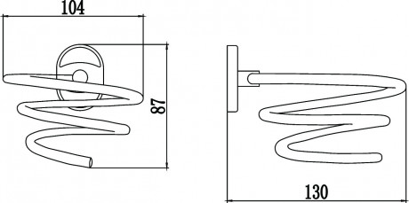 Держатель фена Savol 70 S-007056