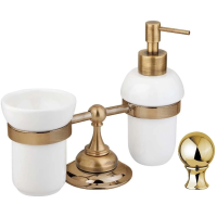 Дозатор для жидкого мыла Cezares Aphrodite APHRODITE-TDTP-03/24 Золото 24 карат