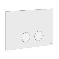Клавиша смыва для унитаза Gessi 54611#031, двойная, для систем инсталляций Geberit Sigma8 и Sigma12, цвет: хром