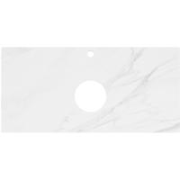 Столешница под раковину Kerama Marazzi Plaza Classic Neo Монте тиберио 100 PL1.SG507120R\100 Белый мрамор