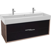 Тумба дуб давос/черный матовый 119,9 см Jacob Delafon Vivienne EB1669-E75-J53