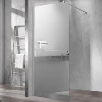 Душевая перегородка Vincea Walk-In 100 VSW-1H100MR профиль хром, стекло зеркальное