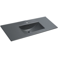 Раковина Vincea VBS-13100MA 101,3х46,6 см, цвет антрацит матовый