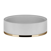 Мыльница Gessi INCISO/VENTI20 58525#735 белый/Warm Bronze PVD