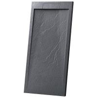 Душевой поддон из искусственного камня Vincea 160×90 VST-4SRL9016A антрацит