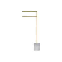 Bertocci Bertocci Carrarino Полотенцедержатель 79см., напольный, мрамор Carrara, цвет: oro