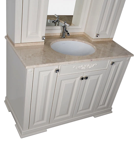 столешница aquanet кастильо 120 crema nova