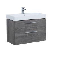 Тумба под раковину Aquanet Nova 85 (Slim Synergy) дуб рошелье (2 ящика), 00249921