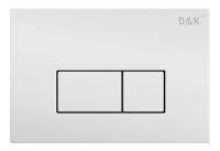 Клавиша для инсталляции D&K Rhein DB1499016 белая глянцевая