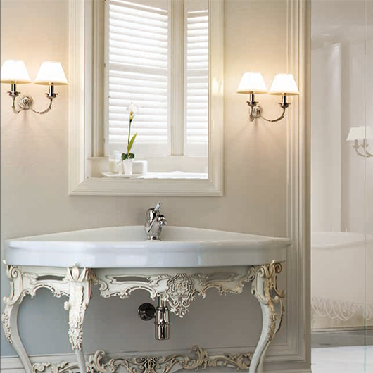 смеситель fima carlo frattini bell f3361br для раковины, с донным клапаном, цвет бронза