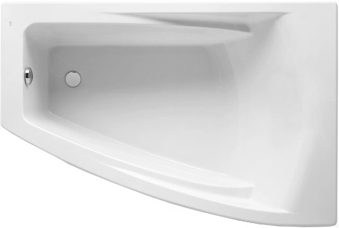 акриловая ванна roca hall angular 150х100 zru9302865 r без гидромассажа