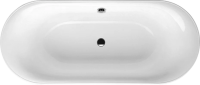 Квариловая ванна Villeroy & Boch Cetus UBQ175CEU7V-01 175x75 см, встраиваемая, цвет альпийский белый, овальная, на ножках
