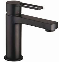 Смеситель Paffoni Ringo RIN071NO для раковины, без донного клапна, черный матовый