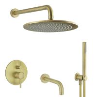Душевая система Giulini Futuro бронза матовый F6513-3-25BROP