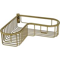 Полка корзина Migliore Complementi 22032 угловая, цвет бронза