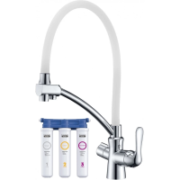 Смеситель для кухни с фильтром Lemark Comfort LM3070C-White + H851P00