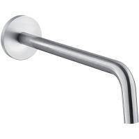 Излив Paffoni ZBOC139ST для ванны, 17.5 см, нержавеющая сталь