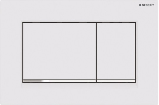 Кнопка для инсталяции Geberit Sigma 30 115.883.JT.1 белый матовый / цвет хром глянцевый