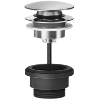 Донный клапан Gessi Gessi316 54599#239 для раковины, универсальный, клик клак, STEEL BRUSHED