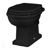 Artceram Hermitage Унитаз приставной 36х55см, выпуск в стену, цвет: черный Artceram Hermitage Унитаз приставной 36х55см, выпуск в стену, цвет: черный