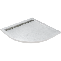 Душевой поддон из литьевого мрамора 100x100 см Cezares TRAY-AS-R-100-30-W