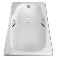Ванна стальная BLB Atlantica HG B80J handles 180x80 см, с отверстиями под ручки, белый