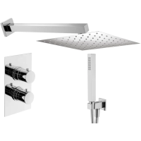 Душевой комплект Plumberia Selection TAG KITTGT18QCR 250 мм, с термостатом, хром