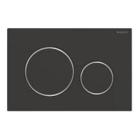 Кнопка для инсталляции Geberit Sigma 20 115.882.14.1 цвет черный матовый / хром глянцевый Кнопка для инсталляции Geberit Sigma 20 115.882.14.1 цвет черный матовый / хром глянцевый