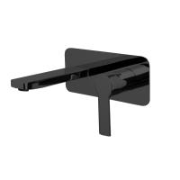 Cмеситель Fima Carlo Frattini Mast F3141WX5NS для раковины, встраиваемый, излив 14.9 см, чёрный матовый