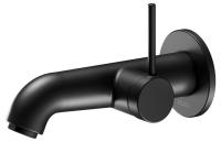 Смеситель для раковины 237 мм Keuco IXMO 59516 371201 для встройки, с круглой розеткой, черный матовый Смеситель для раковины 237 мм Keuco IXMO 59516 371201 для встройки, с круглой розеткой, черный матовый