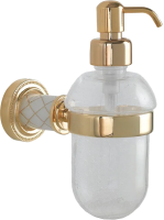 Дозатор для мыла Boheme Murano 10912-W-G Золото