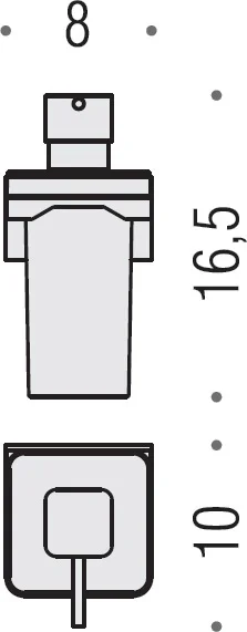 Дозатор для жидкого мыла Colombo Design Forever B9333