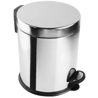 Мусорное ведро Fixsen Hotel FX-34024M 5л, с педалью, хром