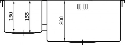 кухонная мойка seaman eco marino smb-6151dls
