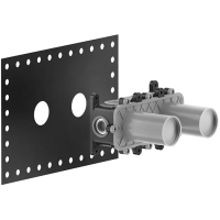 Внутренняя часть Gessi Gessi316 54073#239 для смесителя на 2 выхода для душа, цвет STEEL BRUSHED