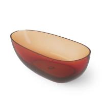 Ванна Dea Design Modern DD8608 1500 R1 отдельностоящая, Glasstech, прозрачная смола, 150x76x54см., Sunset R1