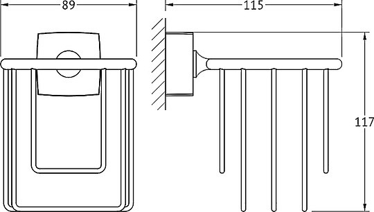 Держатель освежителя воздуха FBS Esperado ESP 051