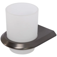 Стакан для зубных щеток Cezares Liner LINER-TUMS-GM настенный, оружейная сталь